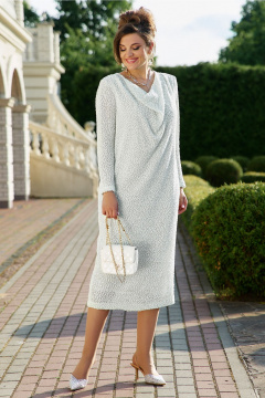 Платье Vittoria Queen 25943/1 молочный-салатовый - фото 1