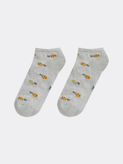 Носки Mark Formelle 104K-2319/23104K св.серый_меланж_рис.2319 - фото 3