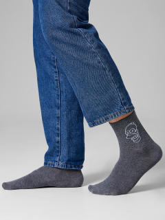 Носки Mark Formelle 106K-3098/25106K т.серый_меланж_рис.3098 - фото 1