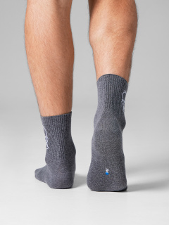 Носки Mark Formelle 106K-3098/25106K т.серый_меланж_рис.3098 - фото 2