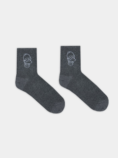 Носки Mark Formelle 106K-3098/25106K т.серый_меланж_рис.3098 - фото 4