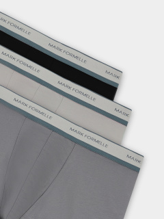 Трусы Mark Formelle 411124-3/25-5137Ц-5 серый_т.серый_черный - фото 2