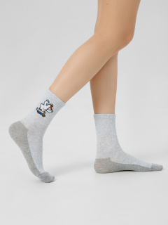 Носки Mark Formelle 444K-3207/B3-25444K св.серый_меланж_рис.3207 - фото 1