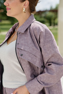 Блуза, брюки Vittoria Queen 26113/1 лиловый - фото 3