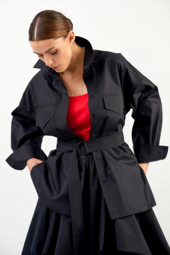 Блуза Rivoli 2455 черный - фото 1