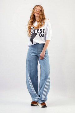 Брюки Rivoli 5252 голубой - фото 4