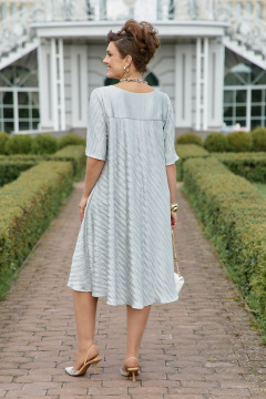 Платье Vittoria Queen 26433 серый - фото 2