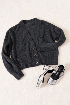 Кардиган C. of PAPAYA NEW 1000 графит - фото 2