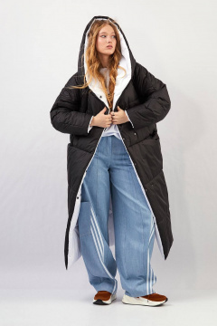 Пальто Rivoli 1065 белый,черный - фото 5