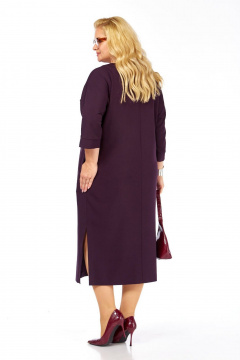 Платье СиБон 0373 баклажан - фото 3