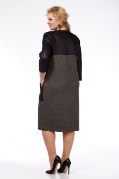 Платье СиБон 0240 коричневый - фото 3