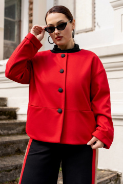 Брюки, жакет ADARIN A04 красный/черный - фото 3