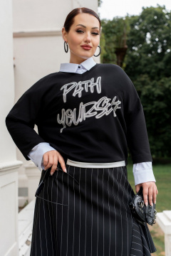 Джемпер ADARIN А08 черный - фото 1