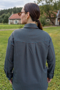 Рубашка ADARIN А34 клетка - фото 4