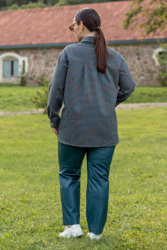 Рубашка ADARIN А34 клетка - фото 2