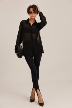 Блуза DILIA 0837 черный - фото 2
