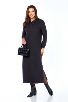 Платье БагираАнТа 1071 графит - фото 1