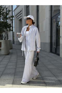 Брюки, джемпер Dilana VIP 2118 светло-серый - фото 4