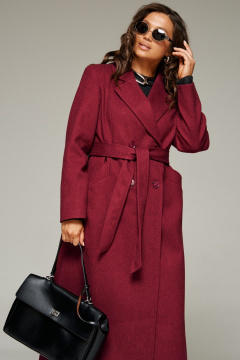 Пальто Beautiful&Free 7026 вино - фото 4