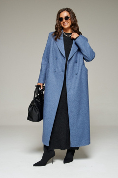 Пальто Beautiful&Free 7026 джинс - фото 5