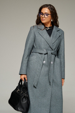 Пальто Beautiful&Free 7026 серый - фото 4