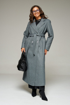 Пальто Beautiful&Free 7026 серый - фото 3