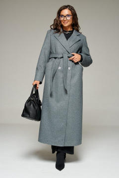 Пальто Beautiful&Free 7026 серый - фото 2