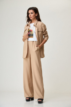 Рубашка Anelli 1293.1 темный_беж - фото 4