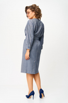 Платье Karina deLux M-1369 деним - фото 5