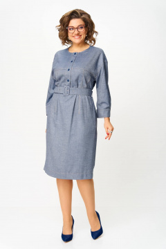 Платье Karina deLux M-1369 деним - фото 3