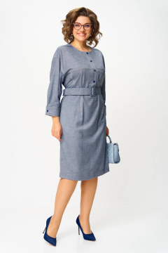 Платье Karina deLux M-1369 деним - фото 1