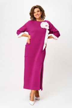 Платье Michel chic 2183 фуксия - фото 2