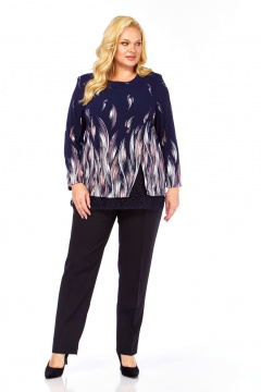 Блуза Abbi 4067 темно-синий - фото 3