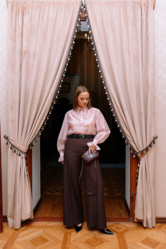 Блуза Marshop М204 розовый - фото 5