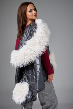 Жилет AVE RARA 1069/1 антрацид - фото 4