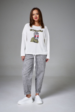 Джемпер AVE RARA 2244/1 экрю - фото 4