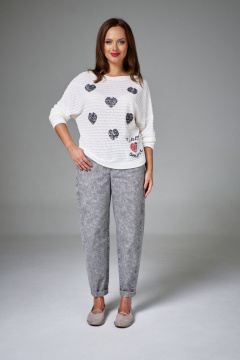 Джемпер AVE RARA 2245 экрю - фото 4