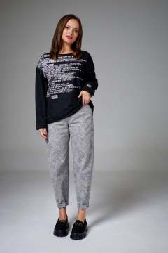 Джемпер AVE RARA 2247 антрацид - фото 3