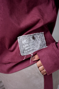 Джемпер AVE RARA 2250 бургунди - фото 4