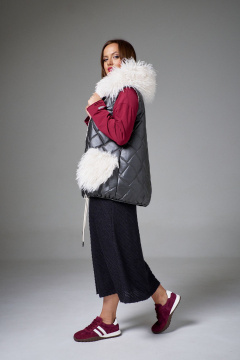 Юбка AVE RARA 3018/1 графит - фото 4