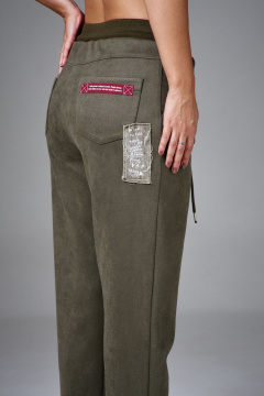 Брюки AVE RARA 4154 оливковый зеленый - фото 2