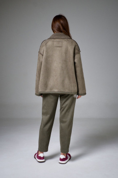 Брюки AVE RARA 4154 оливковый зеленый - фото 4