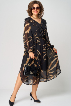 Платье EVA GRANT 7297В принт_ленты - фото 5