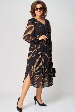 Платье EVA GRANT 7297В принт_ленты - фото 4