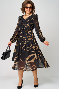 Платье EVA GRANT 7297В принт_ленты - фото 1