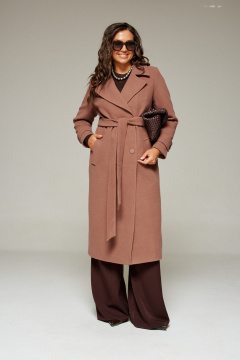 Пальто Beautiful&Free 7028 какао - фото 4