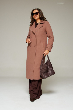 Пальто Beautiful&Free 7028 какао - фото 2