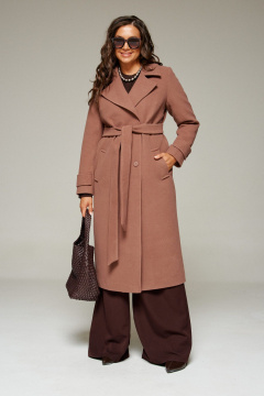 Пальто Beautiful&Free 7028 какао - фото 1
