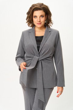 Брюки, жакет ANASTASIA MAK 1259 серый - фото 4