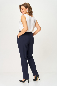 Брюки ANASTASIA MAK 1270-4 синий - фото 3